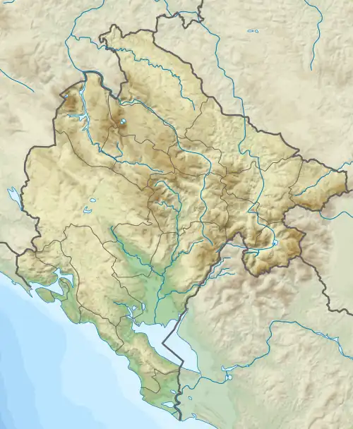 Location of the reservoir in Albania.