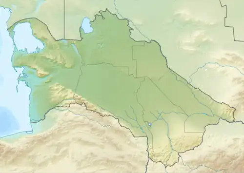 Mount Arlan is located in Turkmenistan