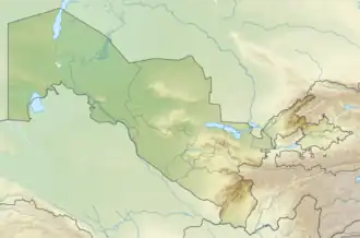 Central Asia is located in Uzbekistan