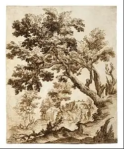 Landscape with Tree and Mill, Museum of Fine Arts, Houston