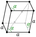 Rhombohedral, D-centered