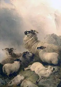 The Anxious Mother by Richard Ansdell, 1875
