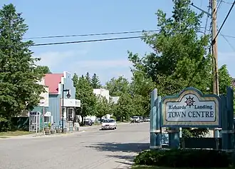 Main street of Richards Landing
