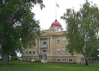The Richland County Courthouse in Sidney