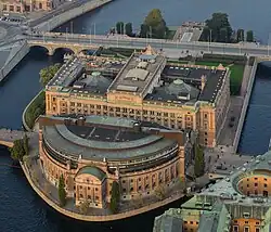 From above