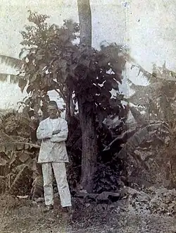 Arthur Rimbaud, Self-portrait in Harar, Ethiopia, 1883[42]