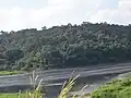 Pollution visible in the waters of the river, passing through Santana de Parnaíba, west of the Metropolitan Region of São Paulo.