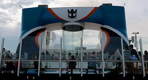 Skydiving simulator on Spectrum of the Seas