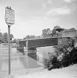 The Orne River Bridge near Caen