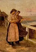 Pleasant Times, oil, Laing