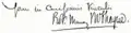 Robert Murray M'Cheyne's signature
