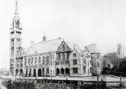 Rochdale Town Hall (1874) with Crossland's original clock tower
