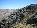 Rock slope failure on Glas-charn Glas-charn is a 600m rugged hill above Loch Beoraid.