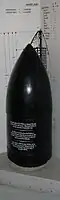 17.72&nbsp;in (45.0&nbsp;cm) projectile