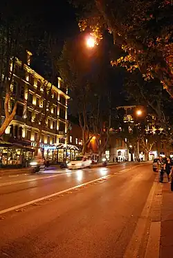 Via Veneto at night