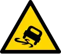 Slippery road