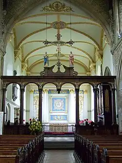 Screen and chancel