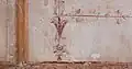 Room 24 South Wall Middle Zone Left Corner Floral Ornament