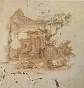 Landscape fresco Room 9 South Wall Middle Zone