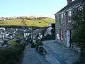 Fern Cottage, looking southeast down Roscarrock Hill
