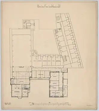 Plan of one of the floors