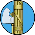 Fuselage roundel used on aircraft of the Italian air force during the Fascist period.