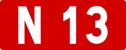 National road 13 shield
