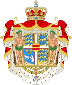 Coat of arms of Denmark prior to 2024