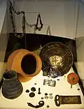 Archaeological finds from Rijnsburg, now exhibited in the Rijksmuseum van Oudheden in Leiden