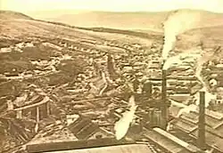 View of the Reșița's local factory in the early 20th century