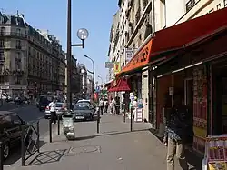 Rue Marx Dormoy looking north.