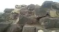 Ruins of the temple of Anahit in Armavir