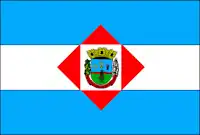 Flags of the city of São João da Urtiga, Rio Grande do Sul, Brazil.