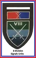SADF 8 South African Armoured Division Signals Unit Flash