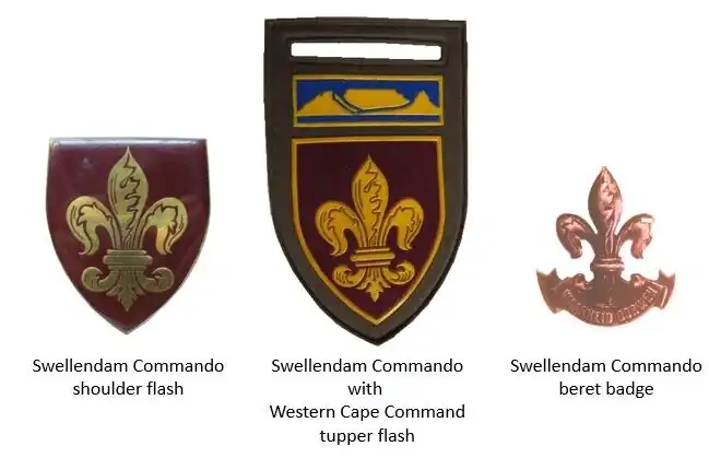 SADF era Swellendam Commando insignia