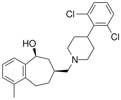Chemical structure of SB-612111.