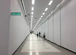 View of the linkway towards MyTown Shopping Centre