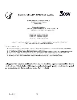 Harness label