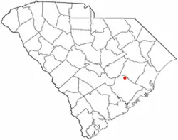 Location of St. Stephen, South Carolina
