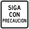 R-6-4 Proceed with caution