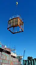 Returning wheelhouse to ship in 2018
