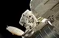James Reilly enters the Quest Airlock at the conclusion of EVA 3
