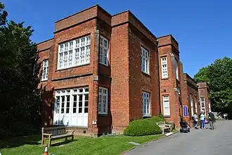 View of the museum building