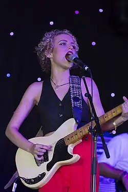 Sahara Beck performing at Byron Bay Bluesfest 2016