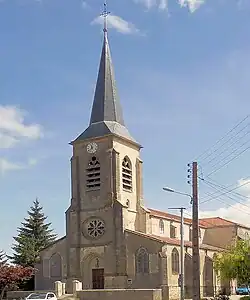 The church in Saint-Firmin
