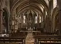 Interior of church