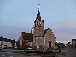 The church in Saint-Maurice-lès-Charencey