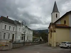 Town hall and church