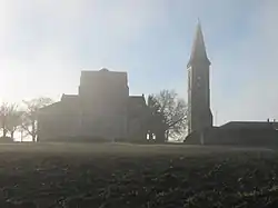 The church in Saint-Vincent-de-Lamontjoie