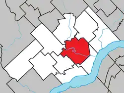 Location within Les Chenaux RCM